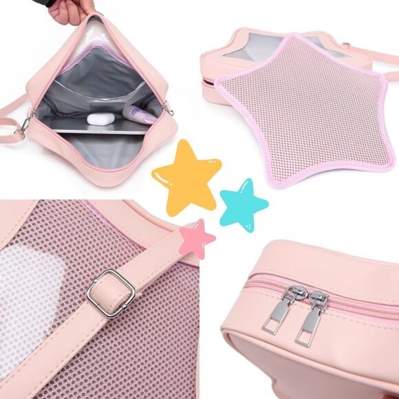 8085 Ita Bag Kawaii Star-Shaped Backpack – Large Capacity Waterproof